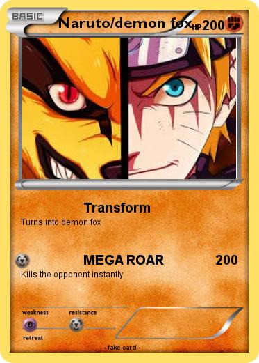 Pokemon Naruto/demon fox