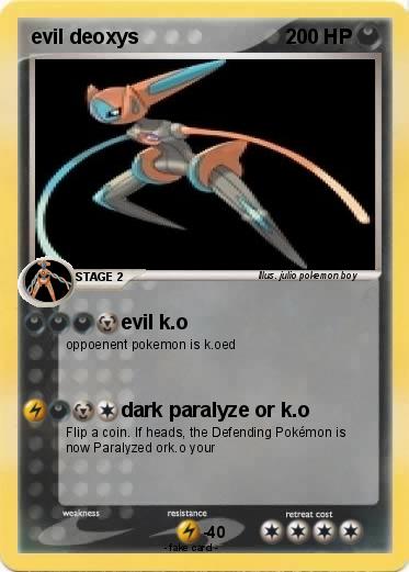 Pokemon evil deoxys