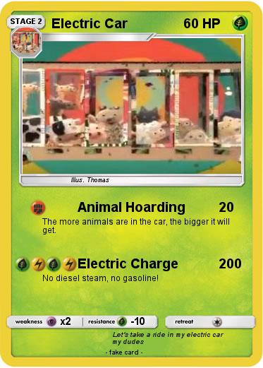 Pokemon Electric Car