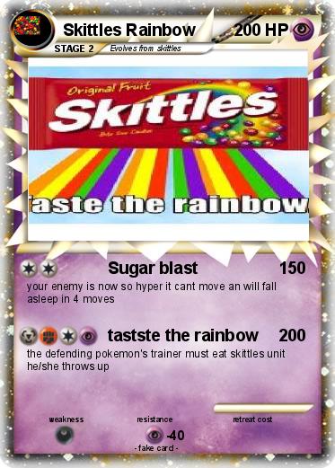 Pokemon Skittles Rainbow