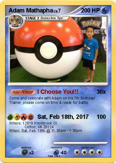 Pokemon Adam Mathapha