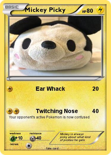 Pokemon Mickey Picky