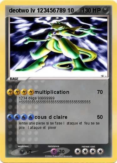 Pokemon deotwo lv 123456789 10
