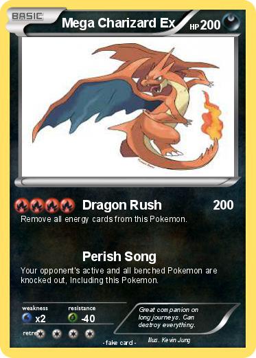 Pokemon Mega Charizard Ex