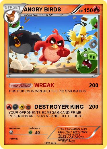 Pokemon ANGRY BIRDS