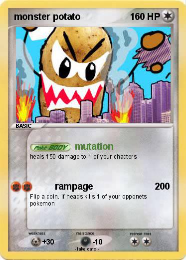 Pokemon monster potato