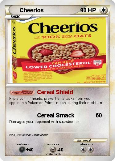 Pokemon Cheerios