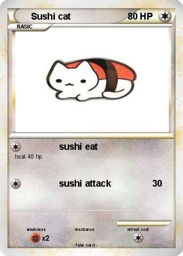 Pokemon Sushi cat