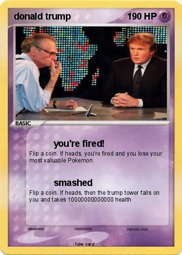 Pokemon donald trump