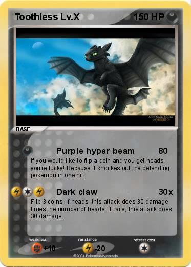 Pokemon Toothless Lv.X