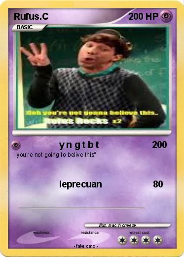 Pokemon Rufus.C