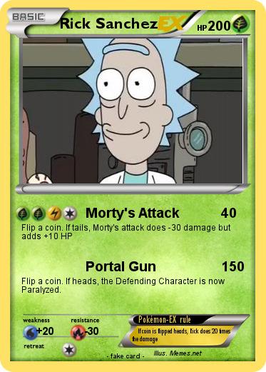 Pokemon Rick Sanchez