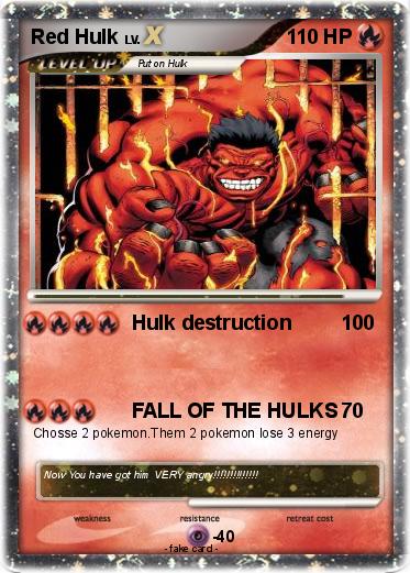 Pokemon Red Hulk