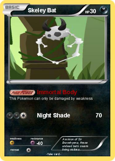 Pokemon Skeley Bat