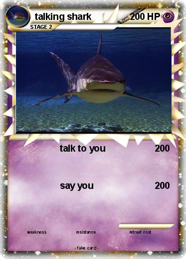 Pokemon talking shark