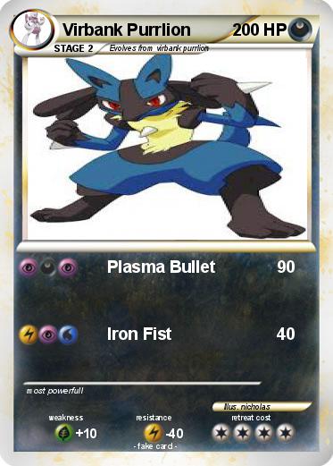 Pokemon Virbank Purrlion