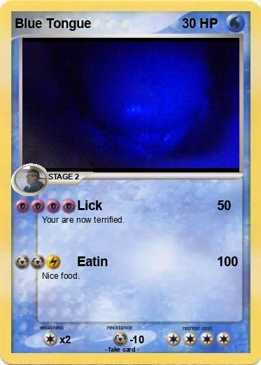 Pokemon Blue Tongue
