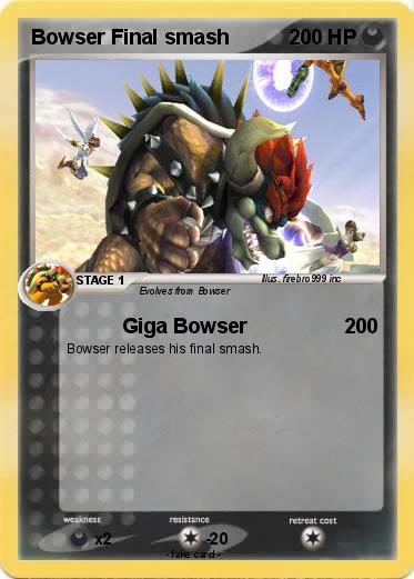 Pokemon Bowser Final smash