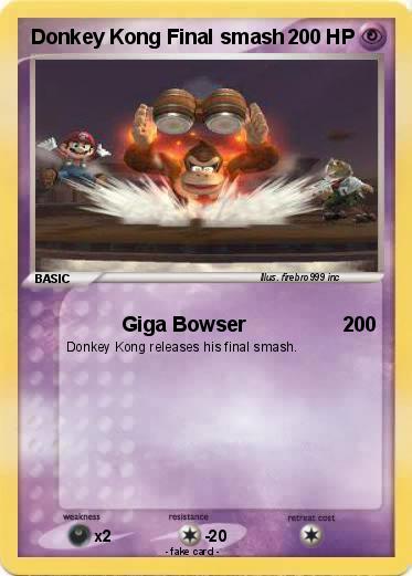 Pokemon Donkey Kong Final smash