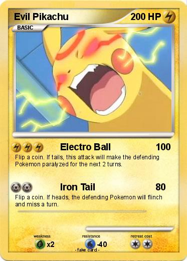 Pokemon Evil Pikachu