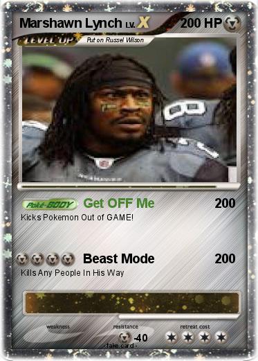 Pokemon Marshawn Lynch