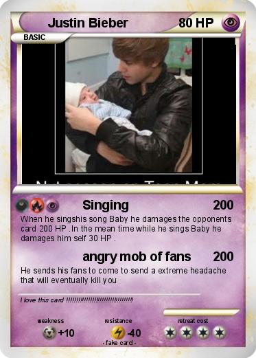 Pokemon Justin Bieber