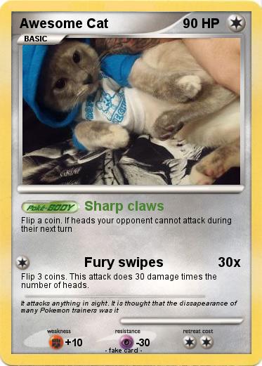 Pokemon Awesome Cat