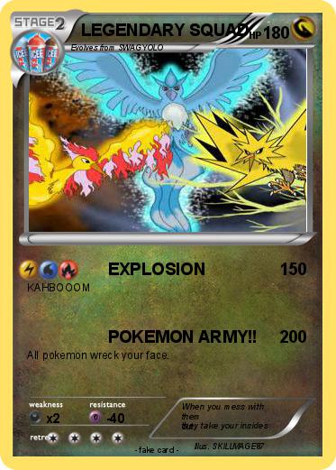 Pokemon LEGENDARY SQUAD