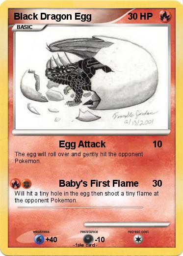 Pokemon Black Dragon Egg