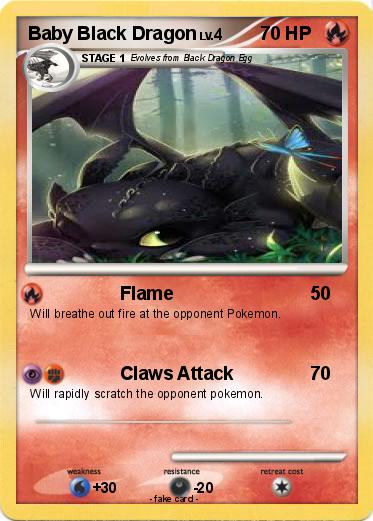 Pokemon Baby Black Dragon