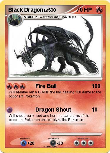 Pokemon Black Dragon
