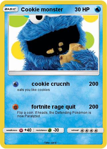 Pokemon Cookie monster