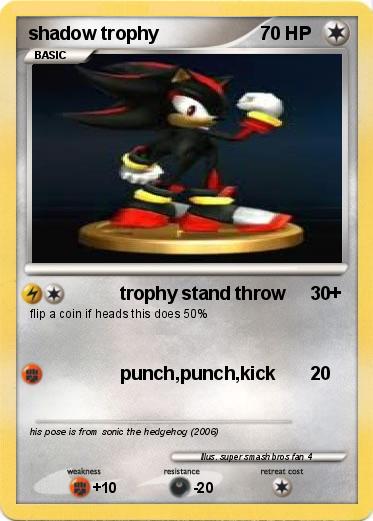 Pokemon shadow trophy