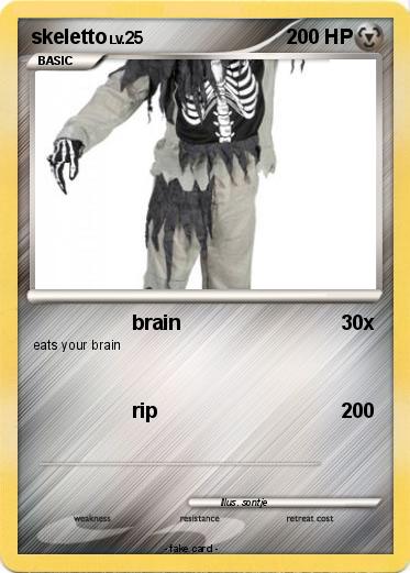 Pokemon skeletto