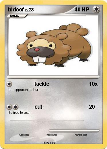 Pokemon bidoof