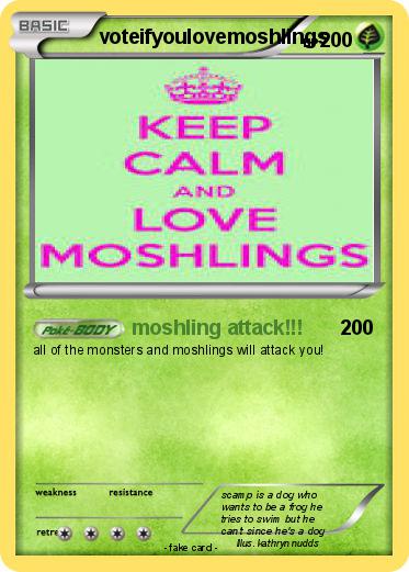 Pokemon voteifyoulovemoshlings