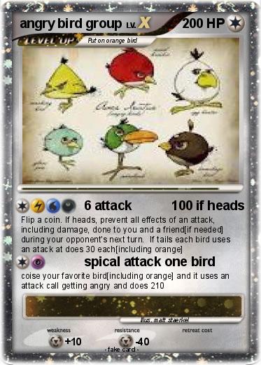 Pokemon angry bird group