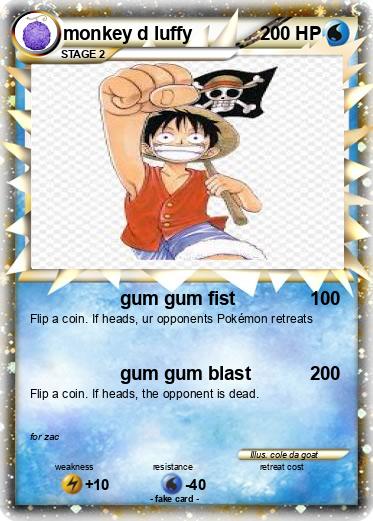 Pokemon monkey d luffy