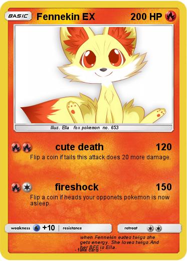 Pokemon Fennekin EX