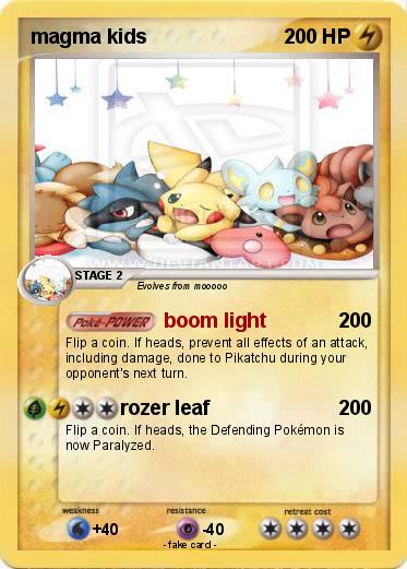 Pokemon magma kids