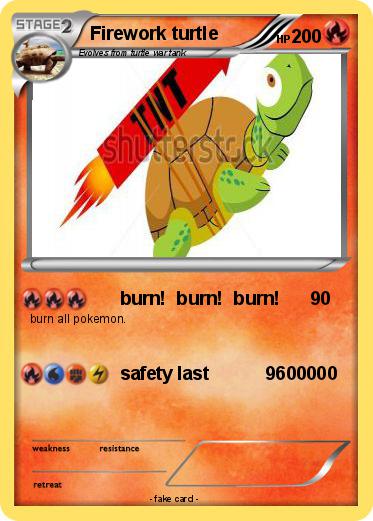Pokemon Firework turtle