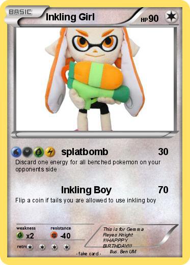 Pokemon Inkling Girl