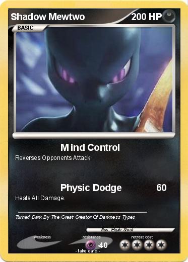 Pokemon Shadow Mewtwo