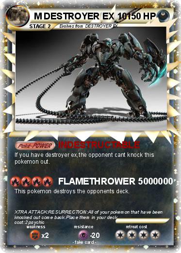 Pokemon M DESTROYER EX 10