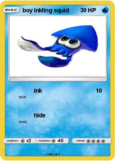 Pokemon boy inkling squid
