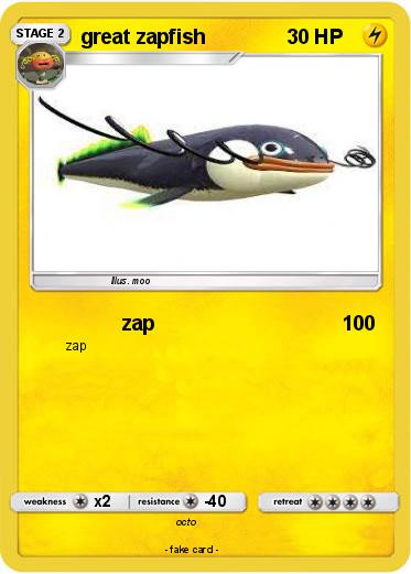 Pokemon great zapfish