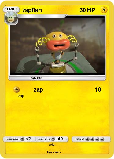 Pokemon zapfish