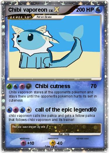 Pokemon Chibi vaporeon