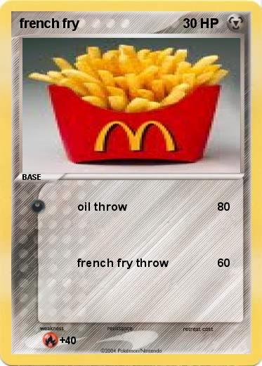 Pokemon french fry