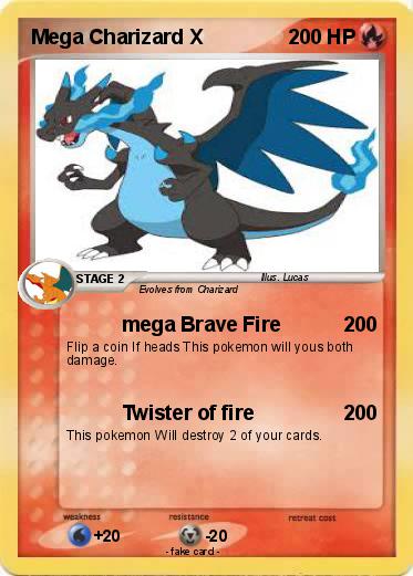 Pokemon Mega Charizard X